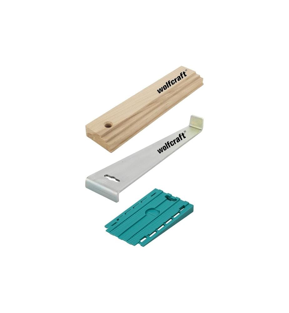WOLFCRAFT - Set de pose de stratifiés 3 pièces