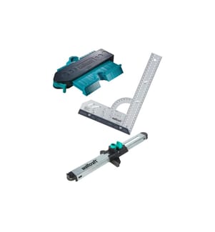 WOLFCRAFT - Set succès « Ajustement des sols stratifiés et design » 3 pièces