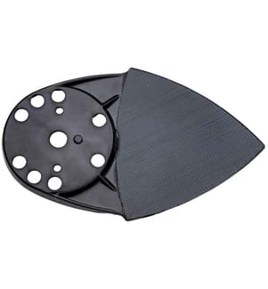 METABO - Plateau de ponçage à lamelles pour ponceuse triangulaire, avec velcro