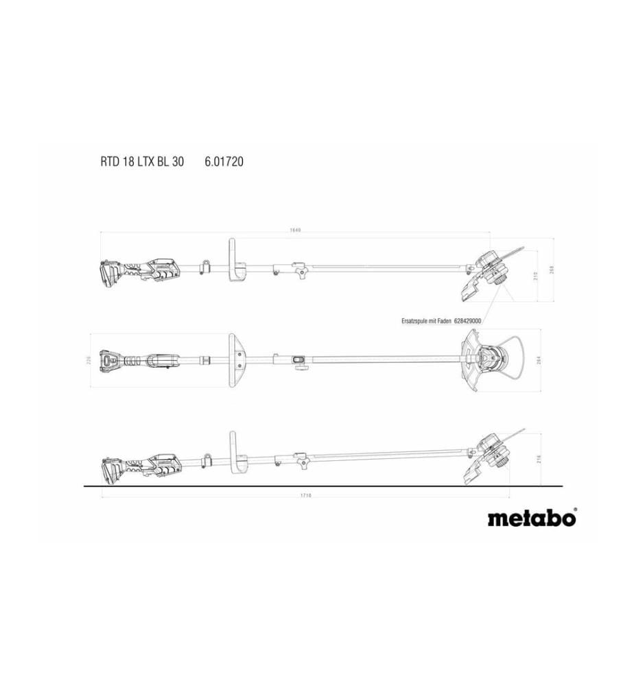 METABO - Ébouteuse sans fil RTD 18 LTX BL 30 Solo