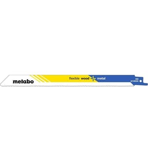 METABO - Lame de scie sabre BIM Métal + Bois S 1122 VF 5 pièces