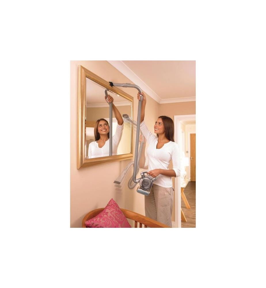 BLACK+DECKER Aspirateur à main sans fil Dustbuster Flexi Argenté