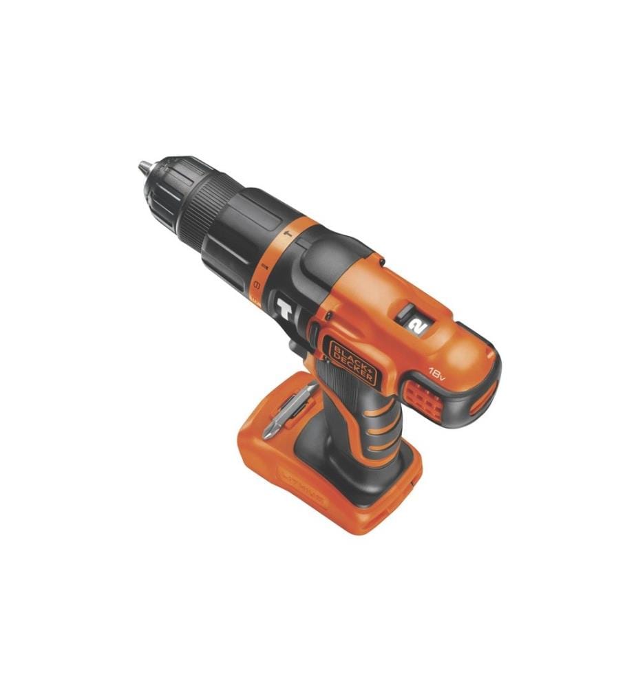 BLACK+DECKER Perceuses à percussion sans fil BDCH188N Solo