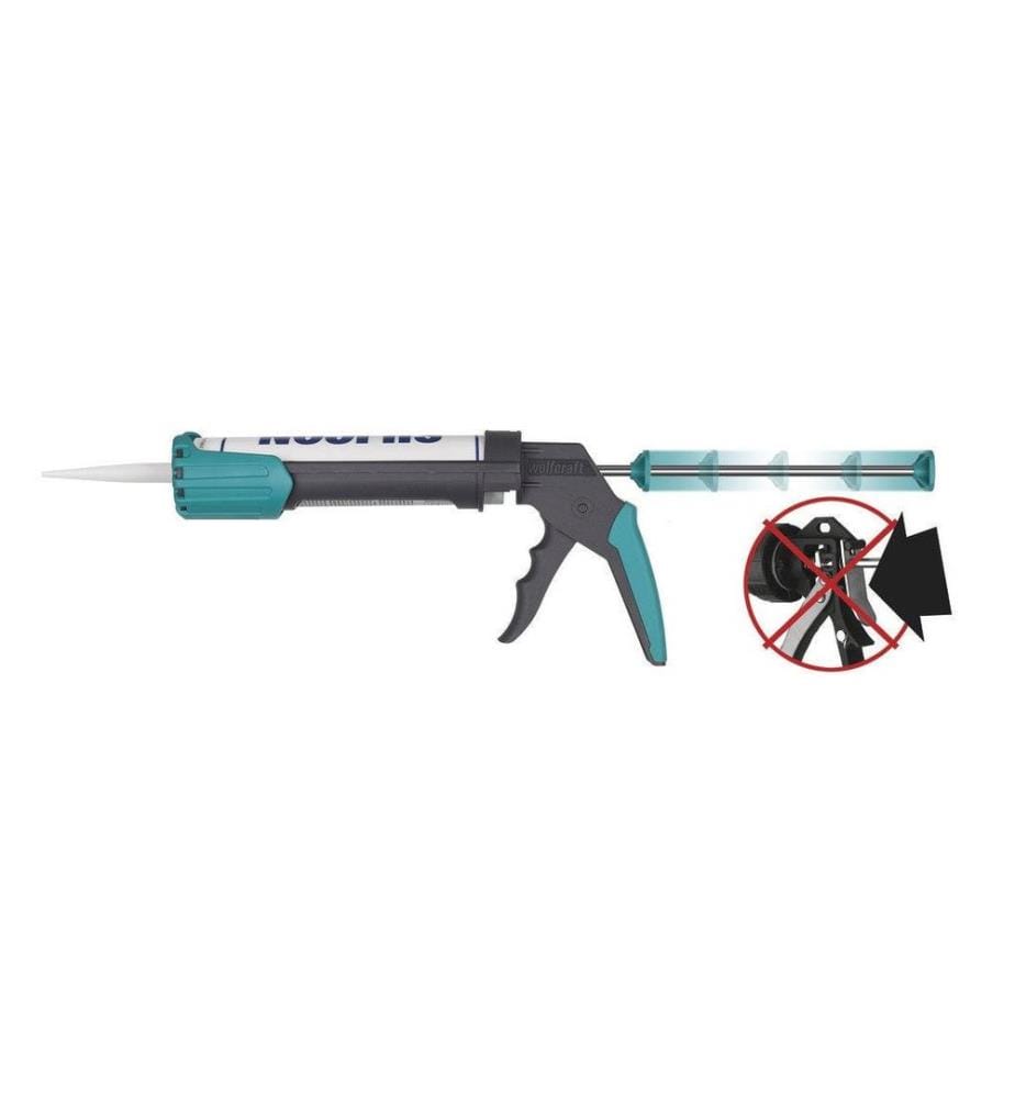 WOLFCRAFT - Pistolet à cartouche 1 MG 200 ERGO