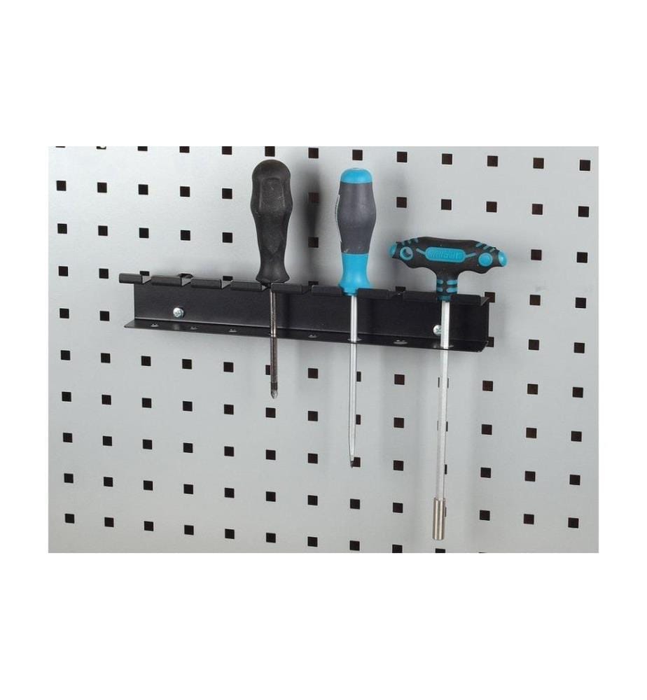WOLFCRAFT - Porte-tournevis pour paroi perforée 41 x 11 cm