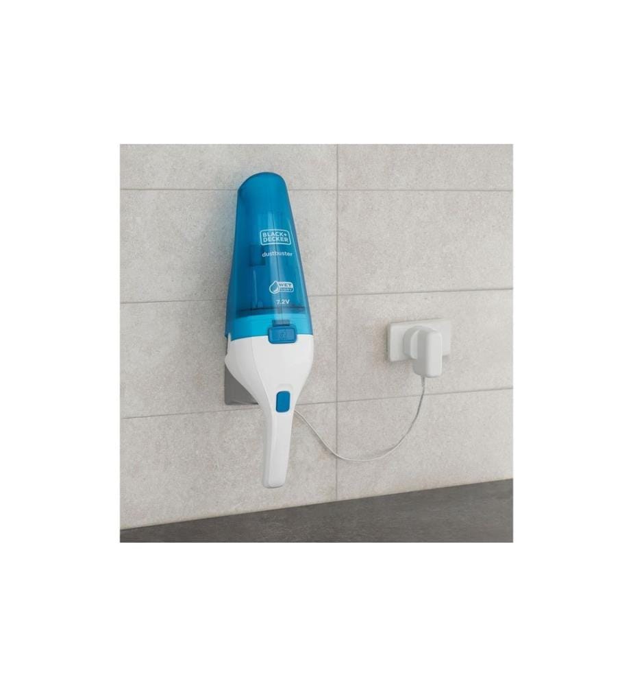 BLACK+DECKER Aspirateur à main sans fil Wet+Dry Dustbuster Bleu/Blanc