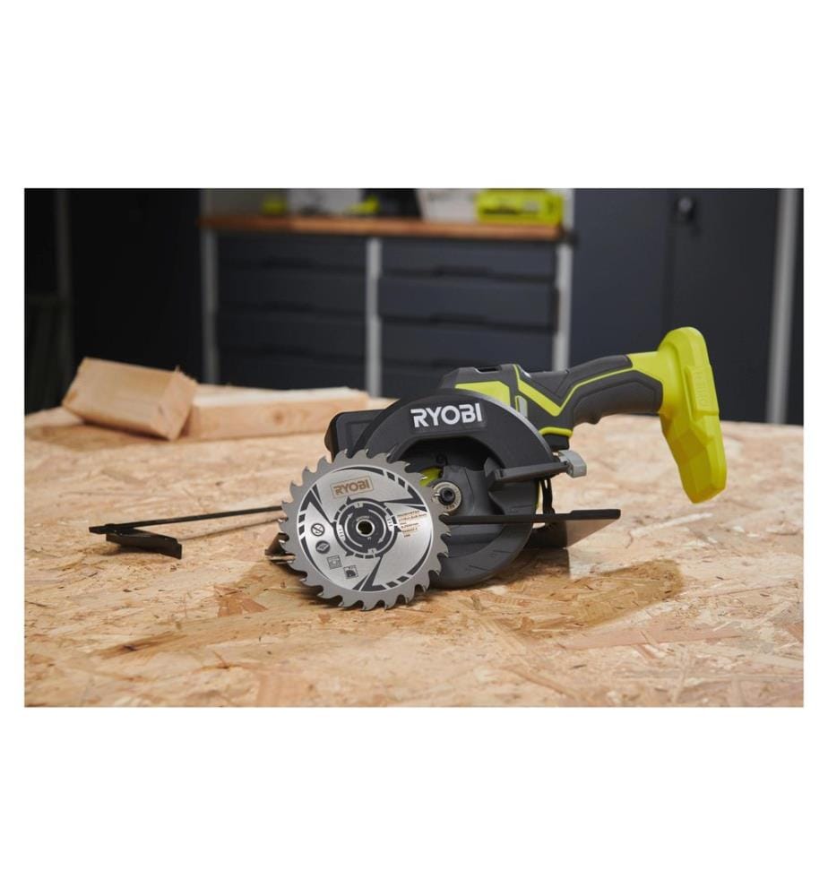 RYOBI - Scie circulaire portative sans fil 18 V ONE+ R18CS115-0