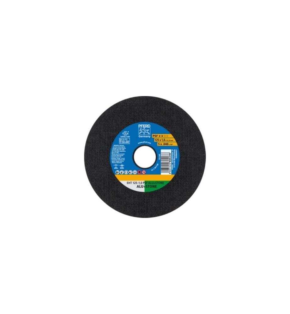 Pferd - Disque à tronçonner EHT 125 x 1,0 x 22,23 mm droit