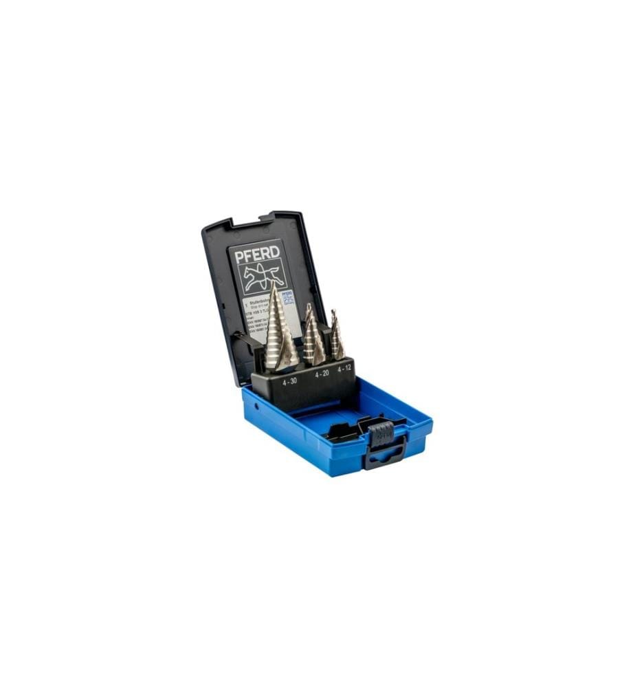 Pferd - HSS-Stufenbohrer-Set 3-tlg.