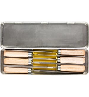 Pferd - Schlüsselfeilen-Set 6-tlg. 100 mm Hieb 2, 265 K