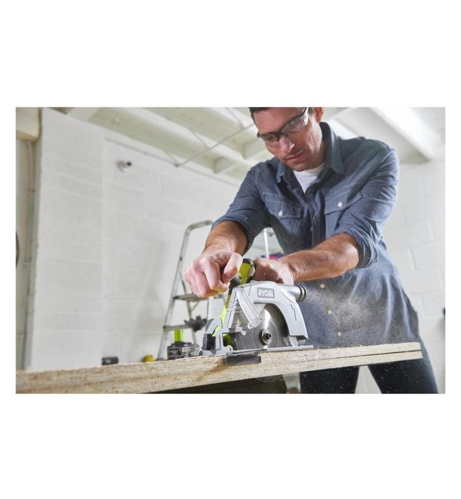 RYOBI - Scie circulaire portative sans fil R18CS-0, Solo, Ø 165 mm