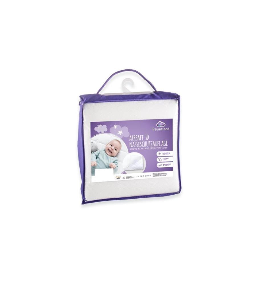 Träumeland - Protection de matelas Housse de protection contre l'humidité Airsafe 3D 90 x 200 cm