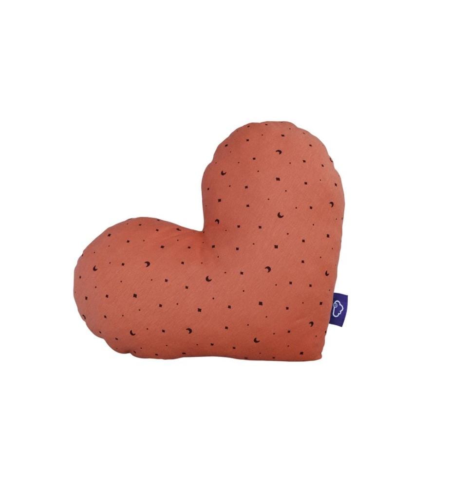 Träumeland - Coussin Coeur Grille Moon 38 x 30 x 12 cm