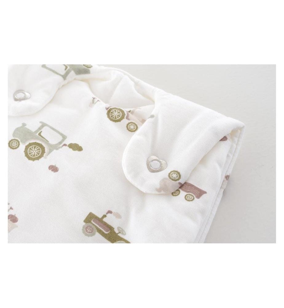 Träumeland - Sac de couchage toutes saisons pour bébé Little Farm vert Taille 80/86