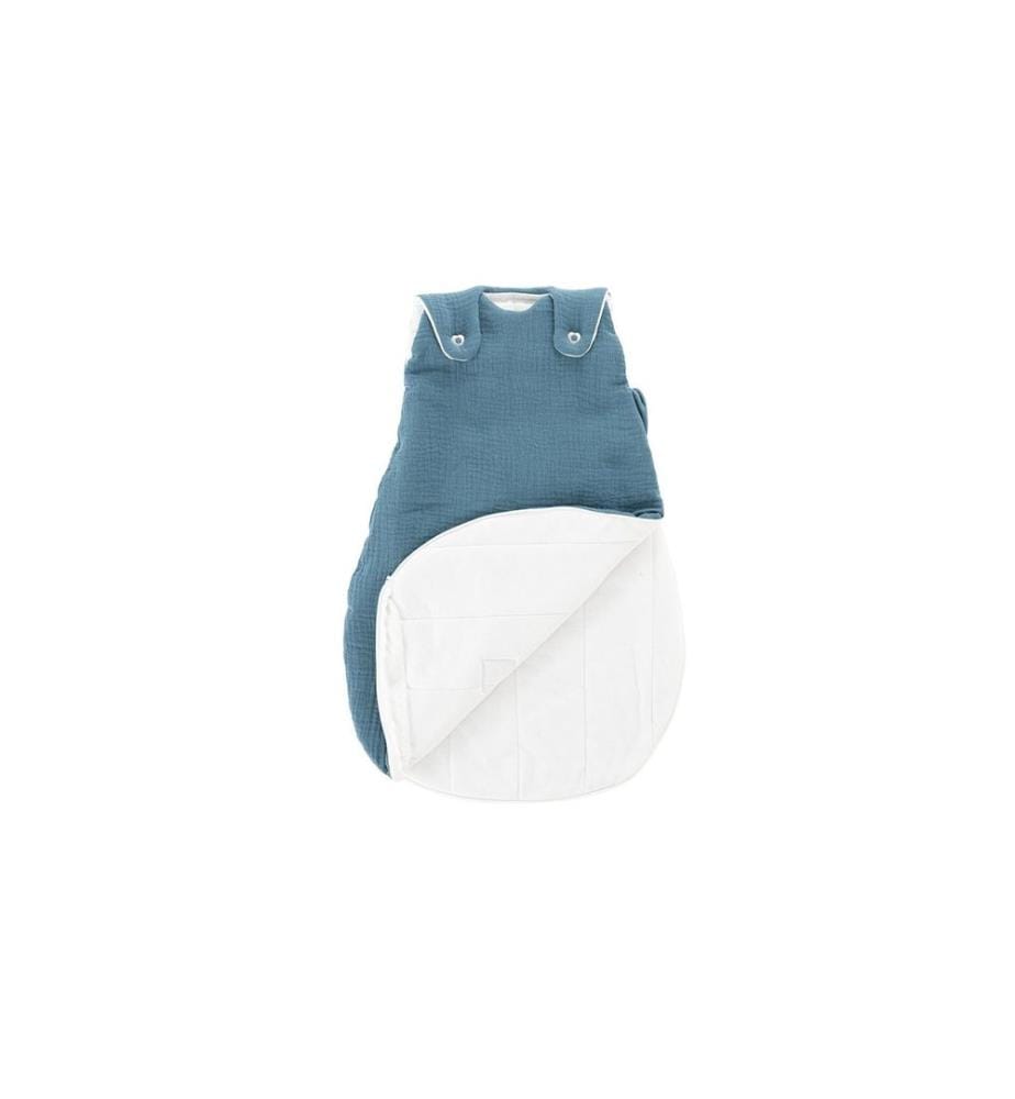 Träumeland - Sac de couchage toutes saisons pour bébé bleu jean 62/68