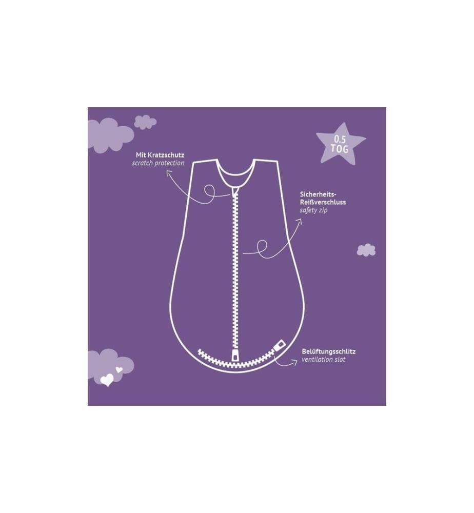 Träumeland - Sacs de couchage été pour bébé bleu jean