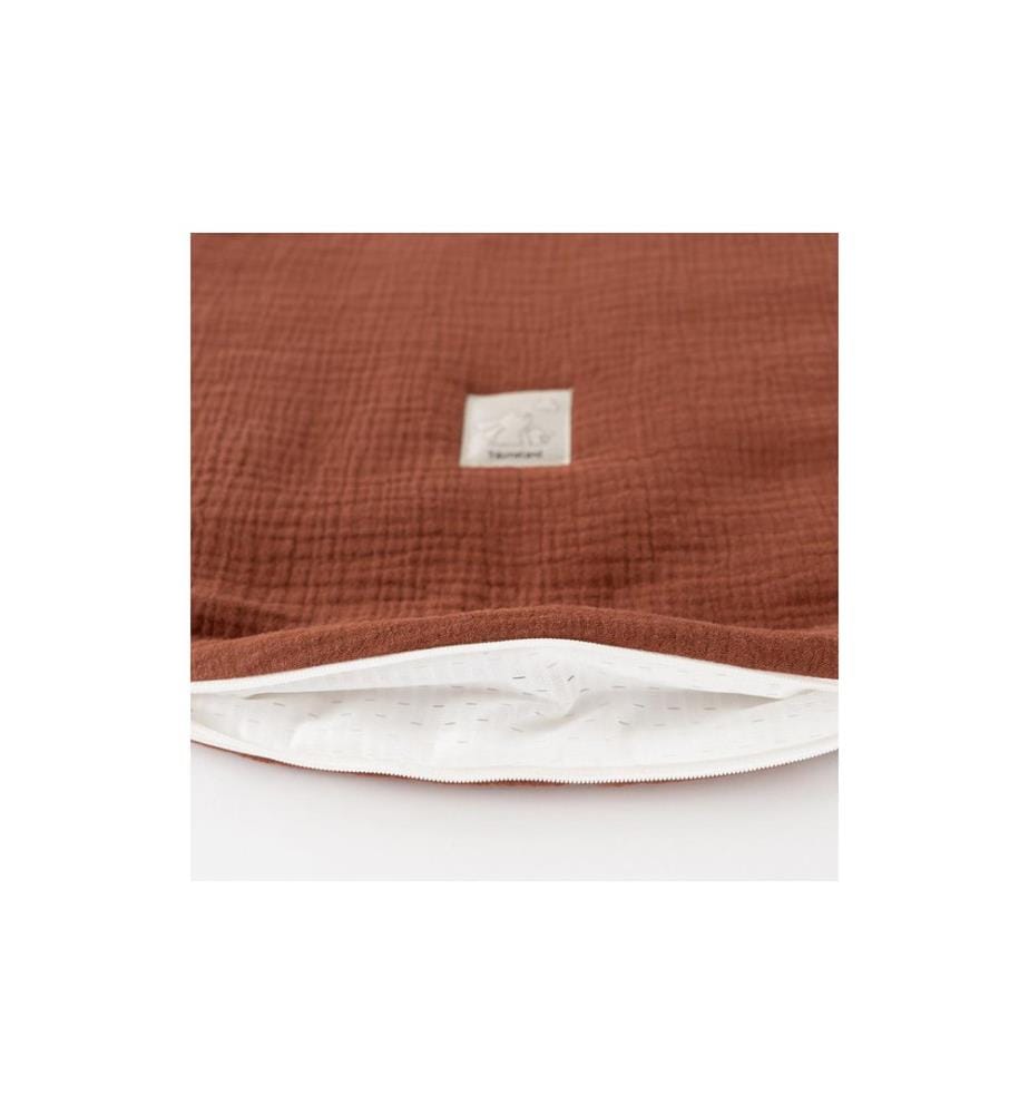 Träumeland - Sac de couchage toutes saisons Musselin Terrakotta Taille 68/74