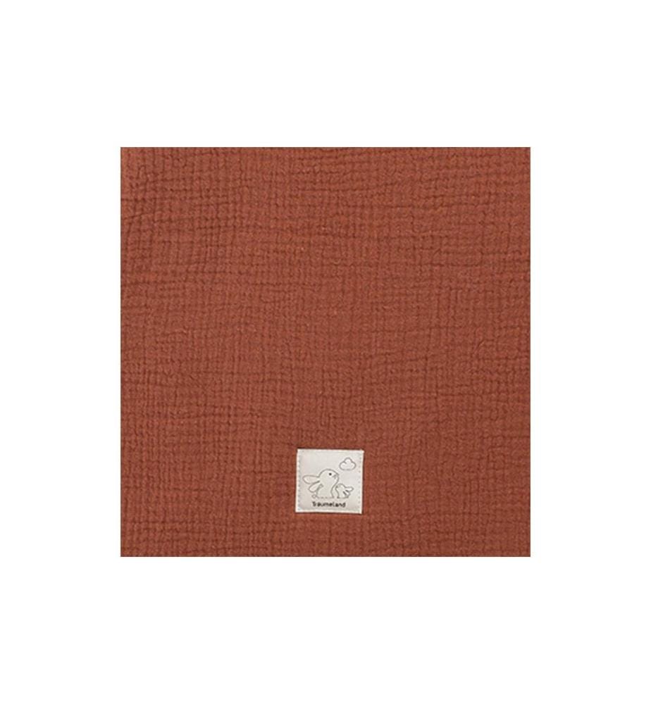 Träumeland - Sac de couchage toutes saisons Musselin Terrakotta Taille 68/74