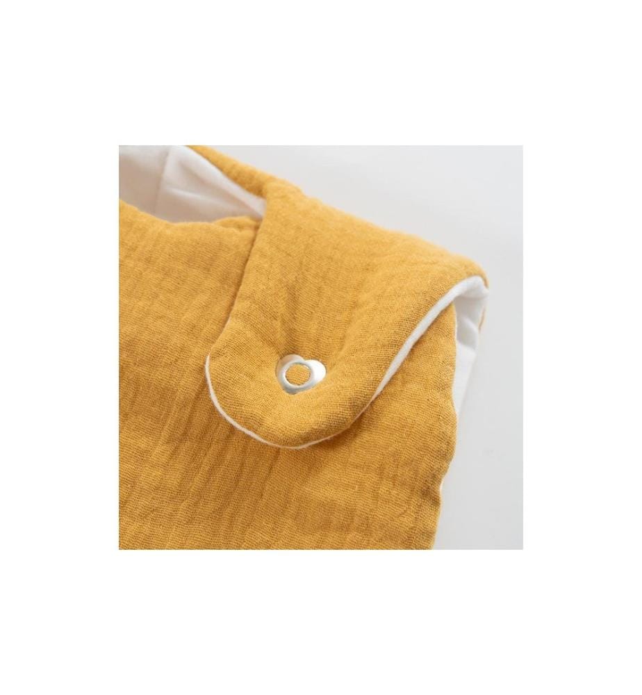 Träumeland - Sac de couchage toutes saisons Musselin jaune moutarde Taille 74/80