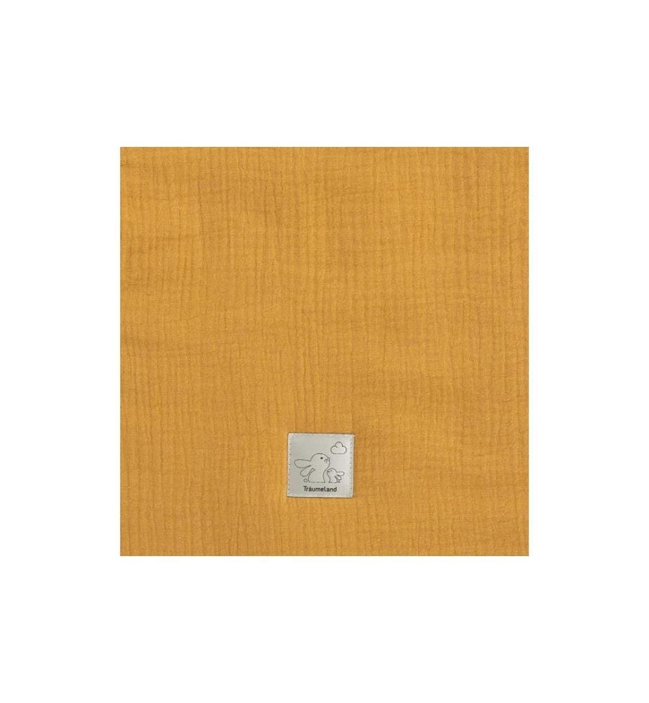 Träumeland - Sac de couchage toutes saisons Musselin jaune moutarde Taille 74/80