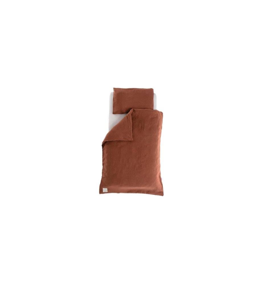 Träumeland - Dreieckstuch Set Beige/Schokopflaume