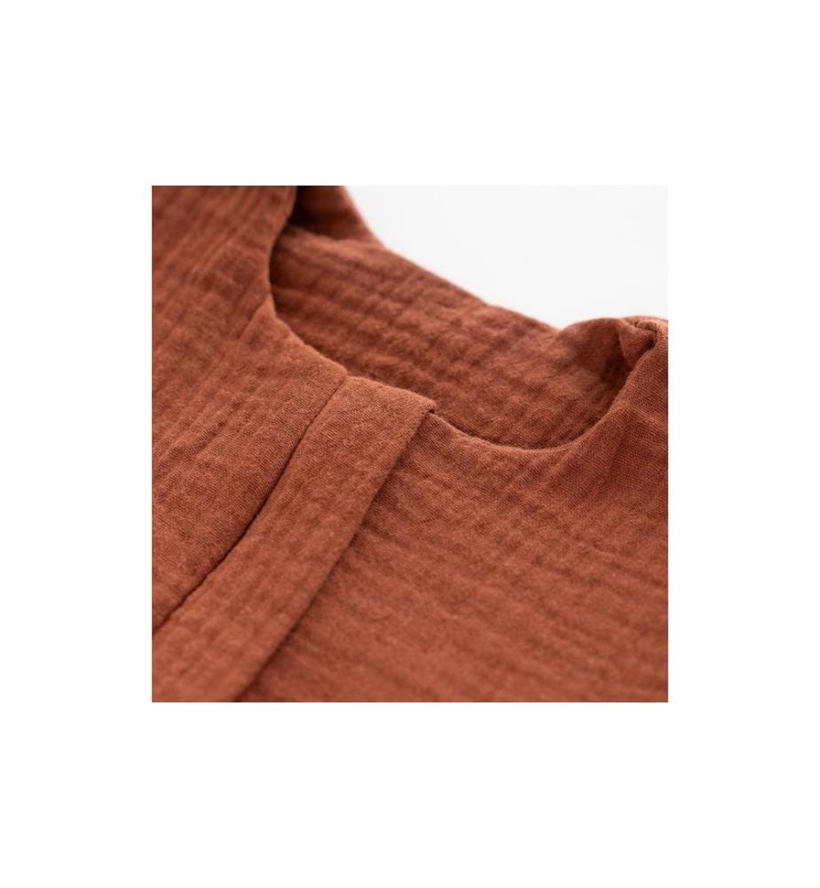 Träumeland - Gigoteuse d'été Musselin terracotta Taille 110