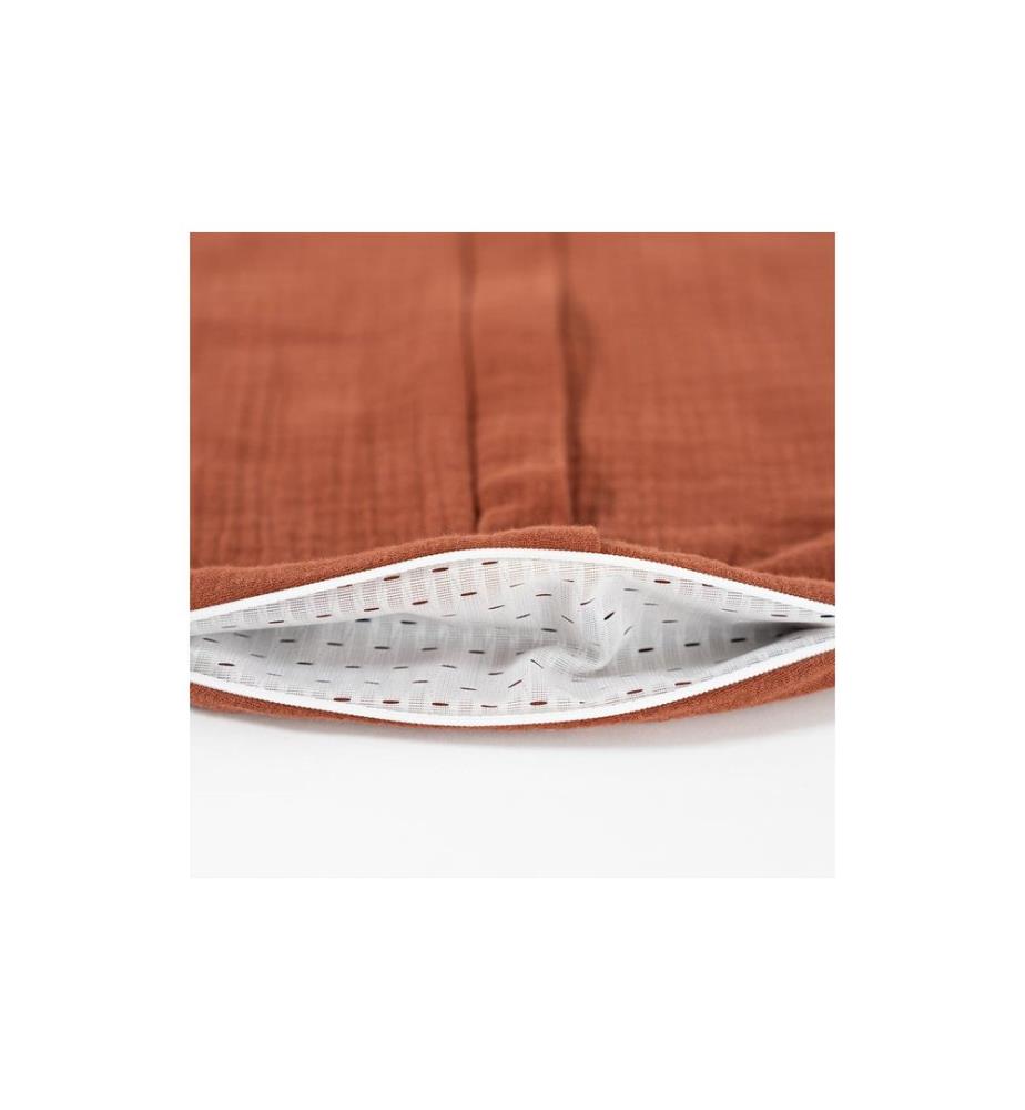 Träumeland - Gigoteuse d'été Musselin terracotta Liebmich taille 80