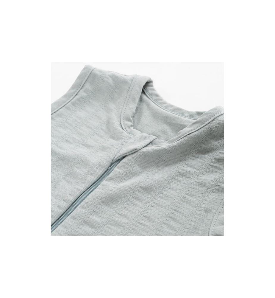 Träumeland - Sac de couchage d'été Signature bleu tourterelle Coton taille M