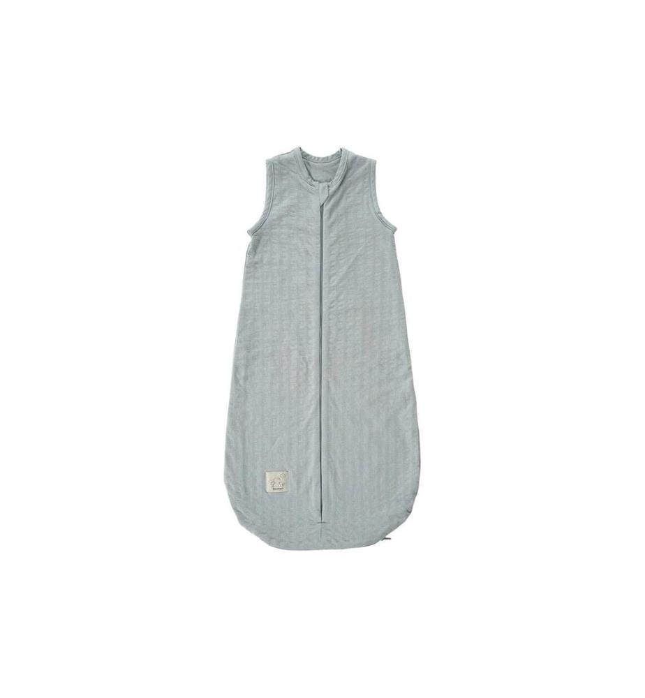Träumeland - Sac de couchage d'été Signature bleu tourterelle Coton Taille S