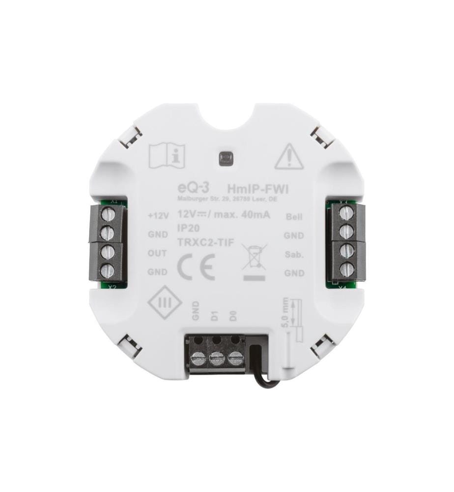 HOMEMATIC IP - Smart Home Wiegand Schnittstelle
