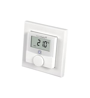 HOMEMATIC IP - Smart Home Funk-Wandthermostat mit Luftfeuchtigkeitssensor