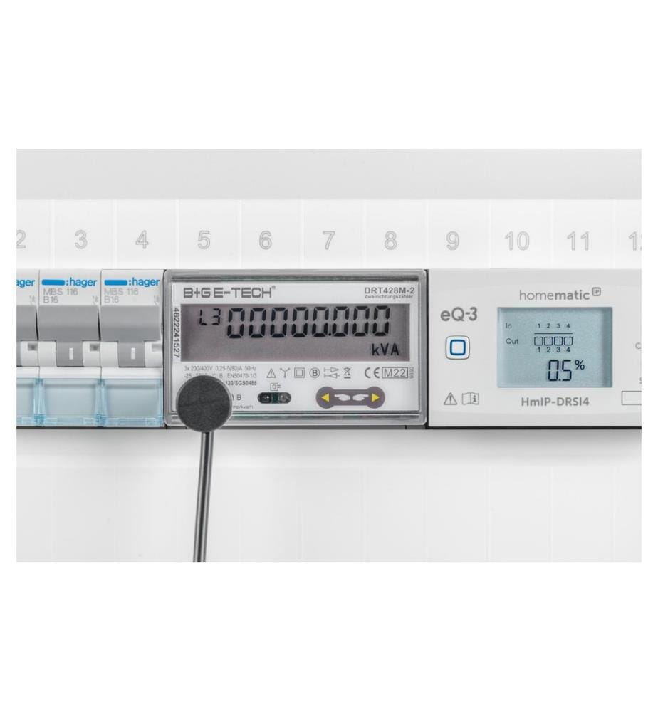 HOMEMATIC IP - Smart Home LED-Schnittstelle für digitale Stromzähler