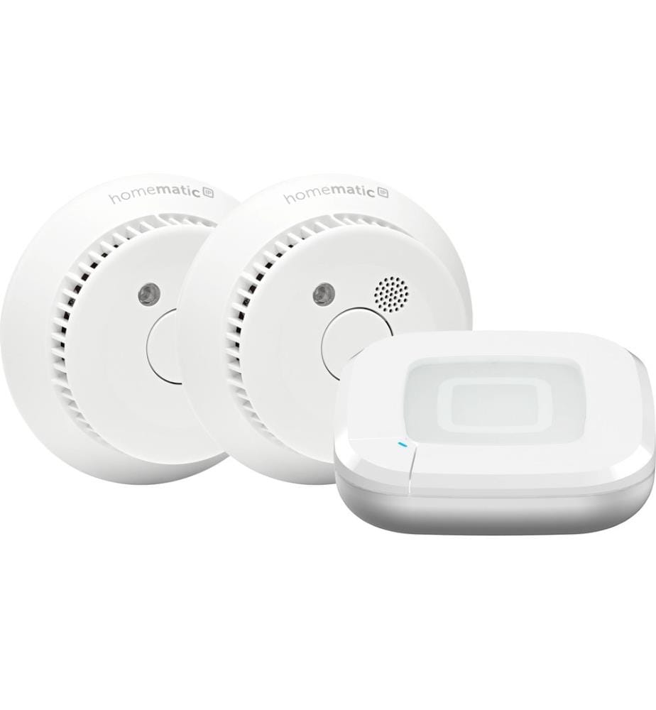 HOMEMATIC IP - Funk-Rauchmelder 2x Rauchmelder, Access Point 2