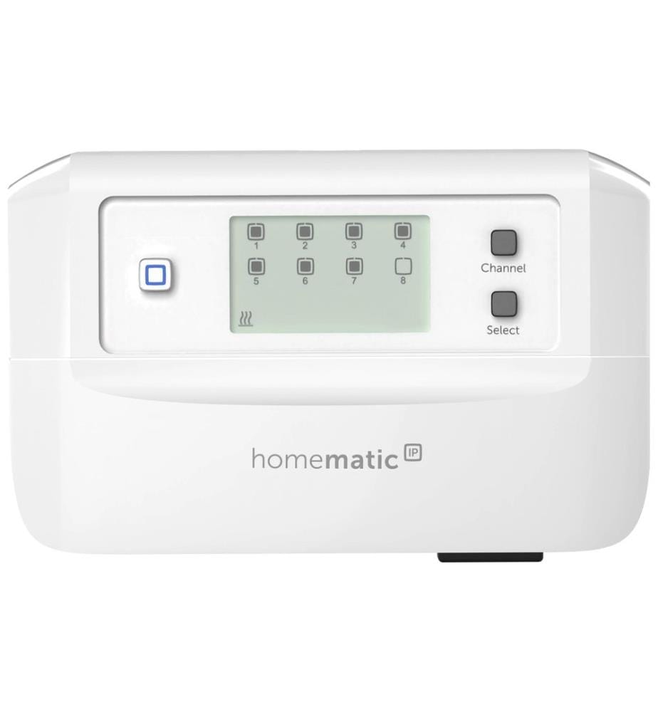 HOMEMATIC IP - Fussbodenheizungscontroller 8-fach, motorisch, 230 V AC 340m