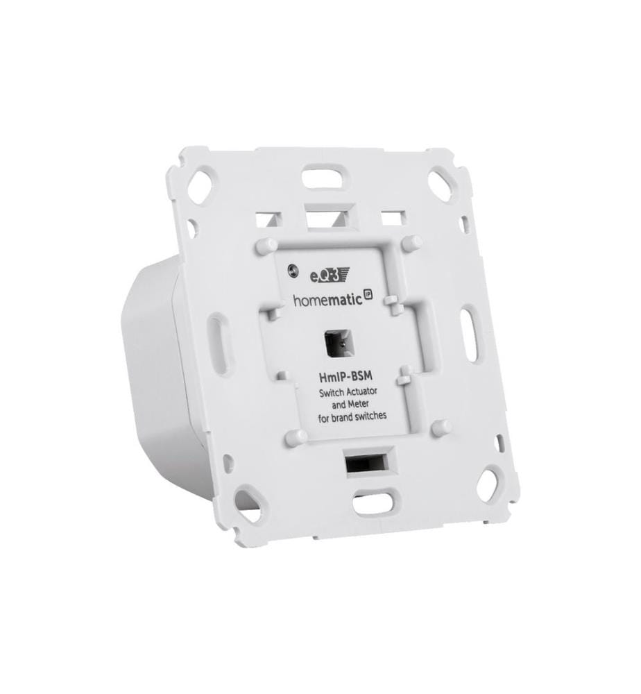 HOMEMATIC IP - Smart Home Funk-Schalt-Mess-Aktor für Markenschalter