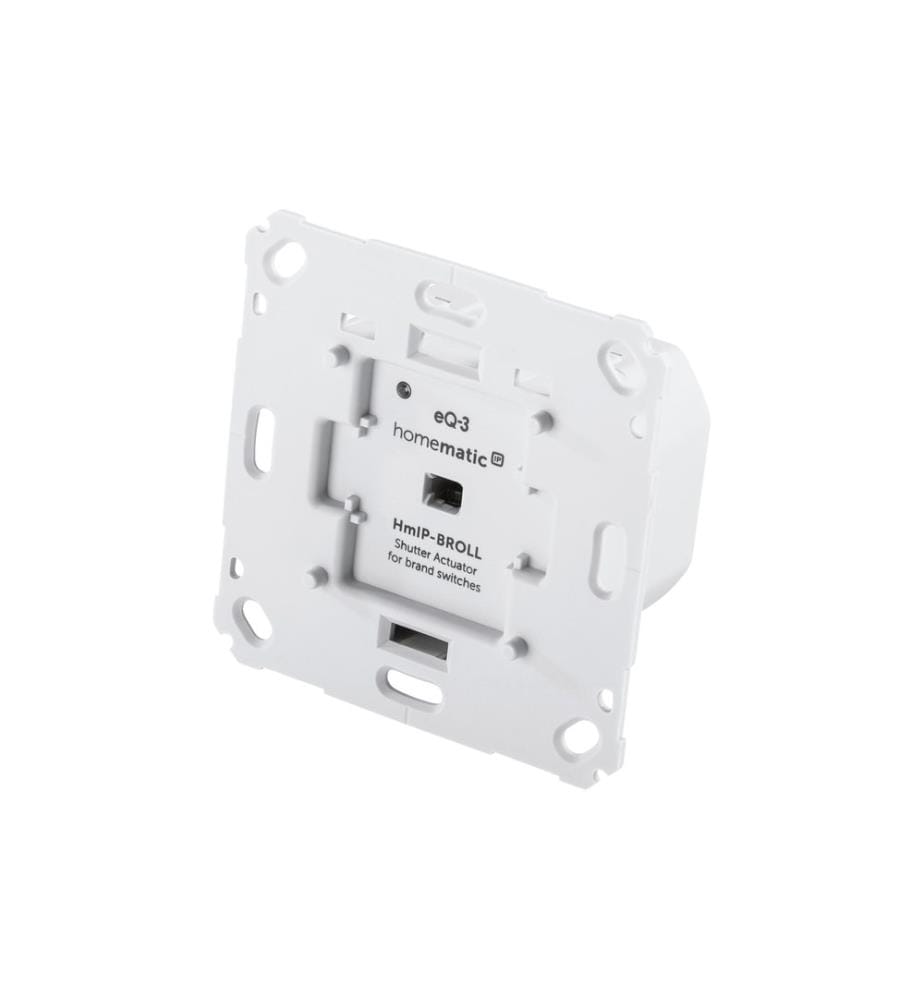 HOMEMATIC IP - Smart Home Funk-Rollladenaktor für Markenschalter