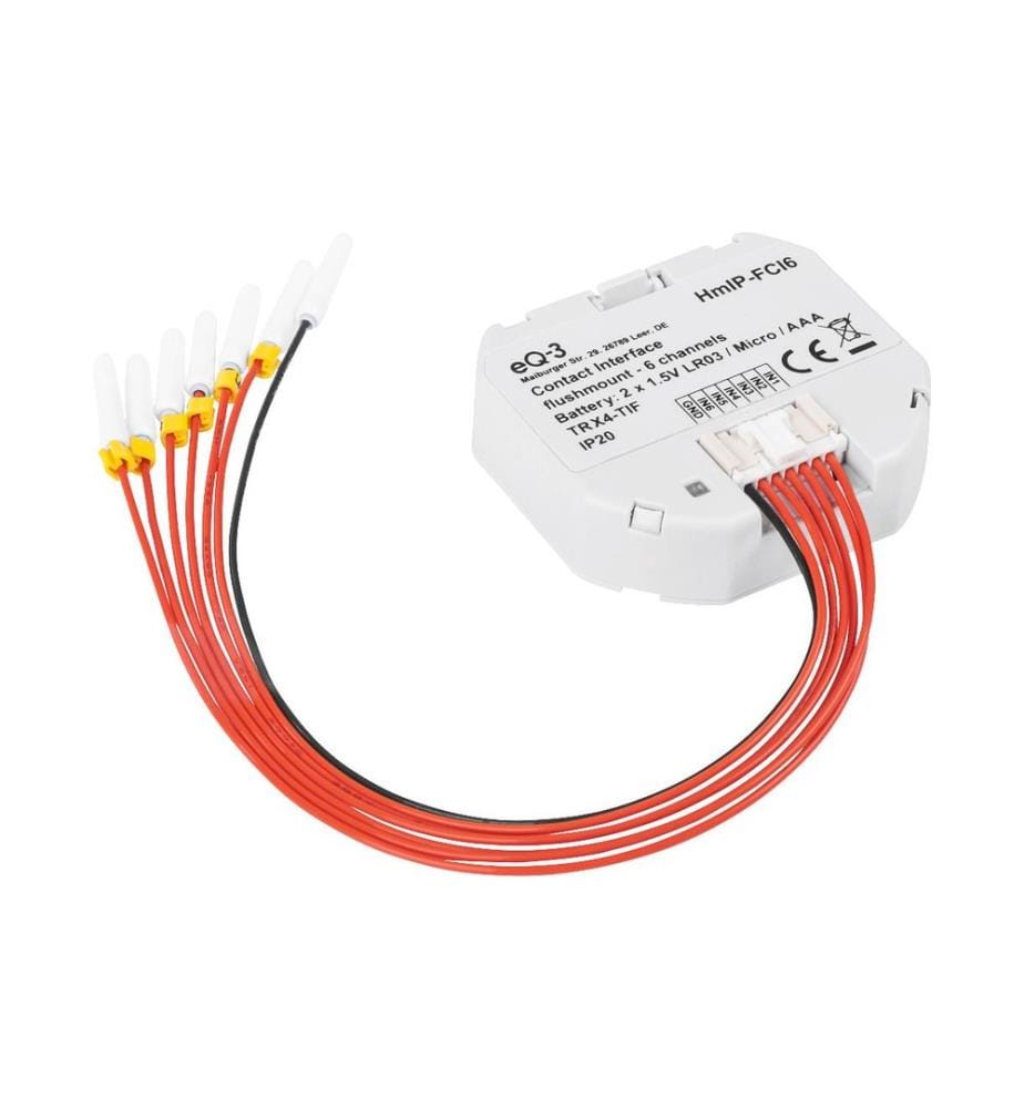 HOMEMATIC IP - Smart Home Kontakt-Schnittstelle - 6-fach
