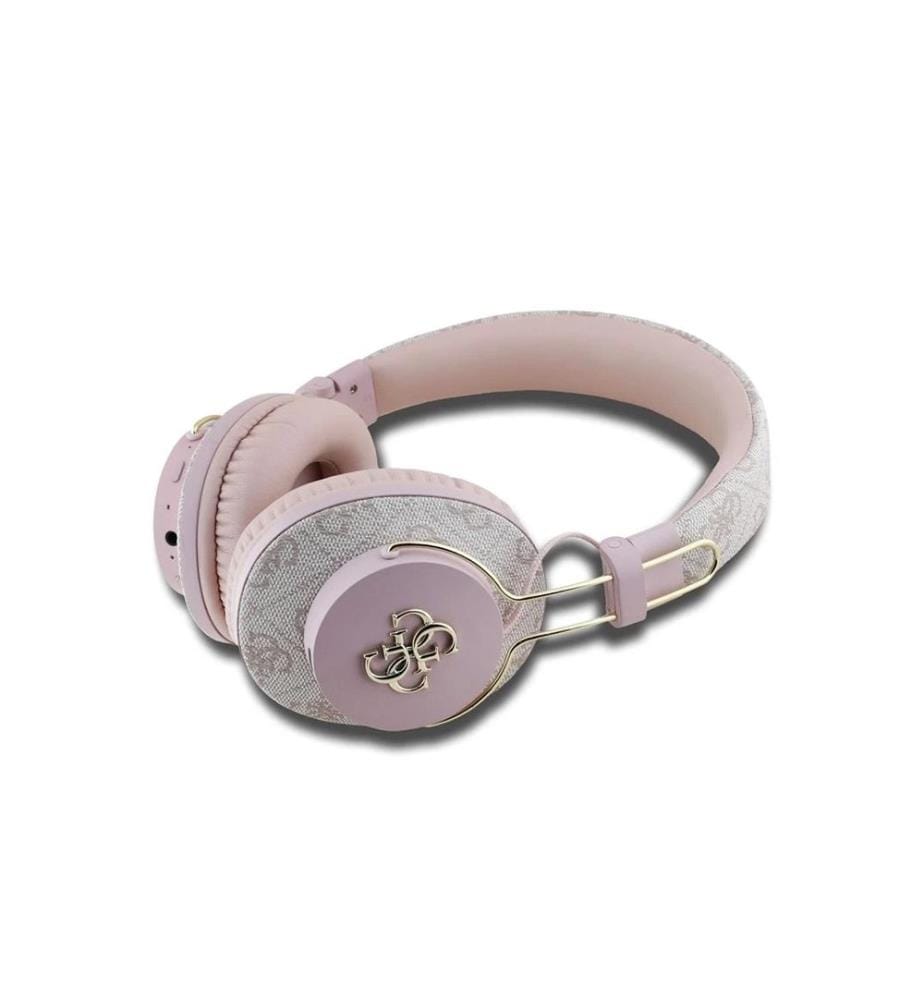 Auricolare Bluetooth 5.3 ENC Guess 4G Metal - Rosa