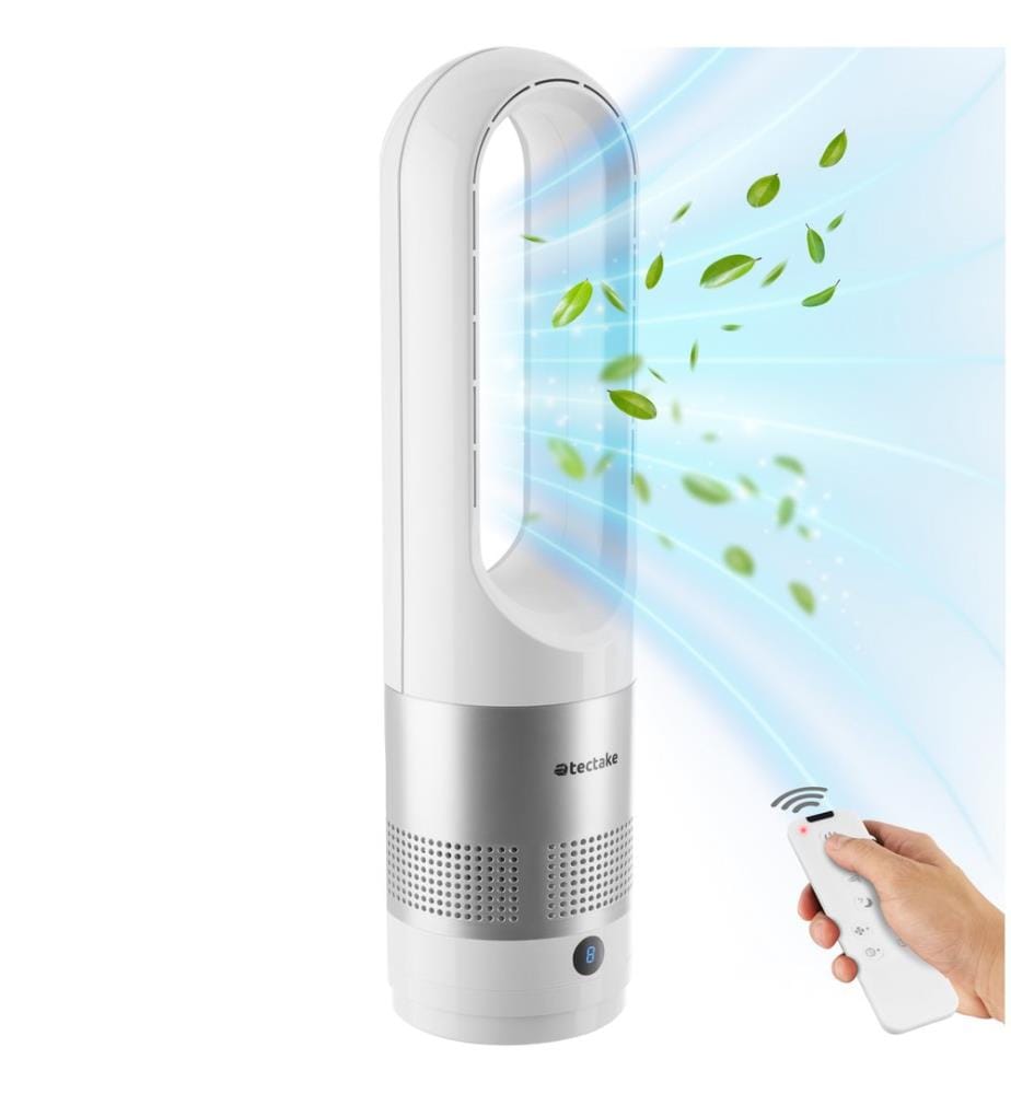 Turmventilator Polar, 80° Oszillation, inkl Timer - weiss