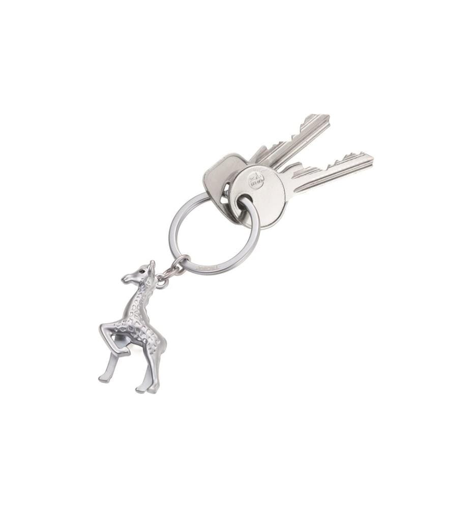 TROIKA - Porte-clés Gisela girafe Gris mat