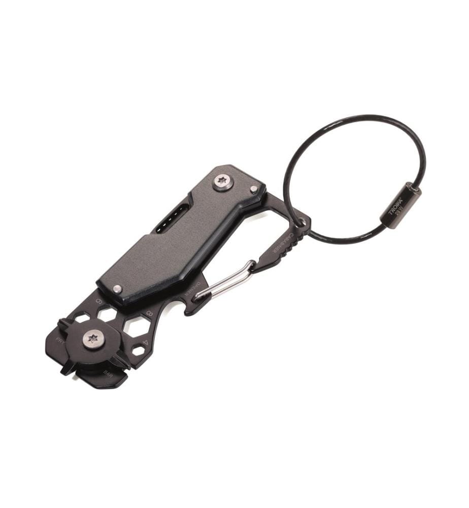 TROIKA - Couteau de poche Toolinator 10 fonctions Noir
