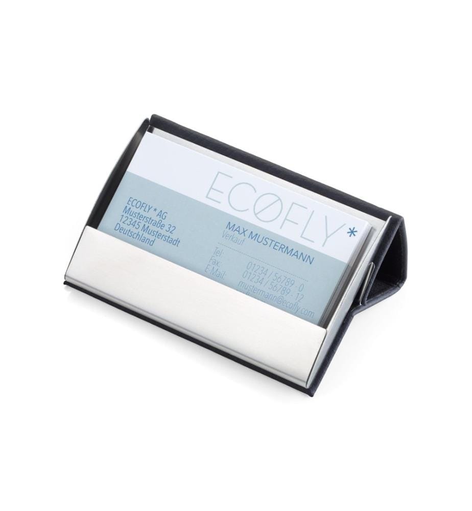 TROIKA - Visitenkartenetui  Card Stand Schwarz