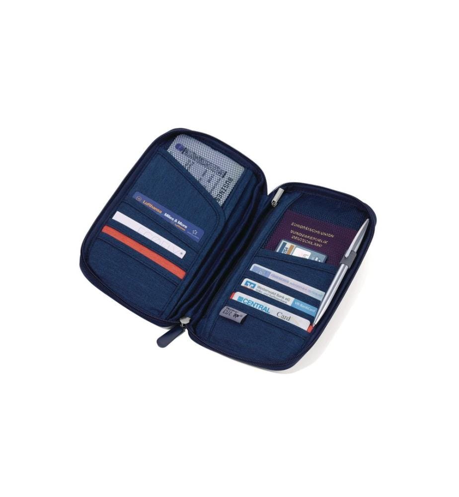 TROIKA - Porte-documents Safe Flight bleu foncé