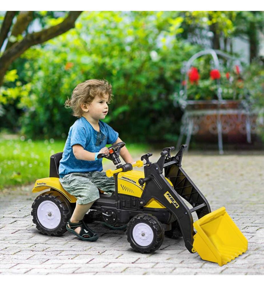 Kinder-Bagger mit Ladeschaufel Traktor Frontlader