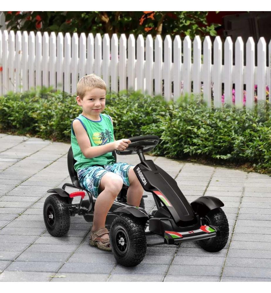 Go-kart per bambini con sedile regolabile 5-12 anni
