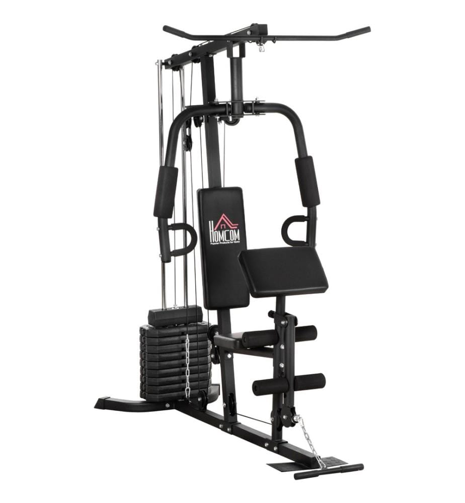 Kraftstation Fitnessstation 45kg Gewichte 180x108x200 cm