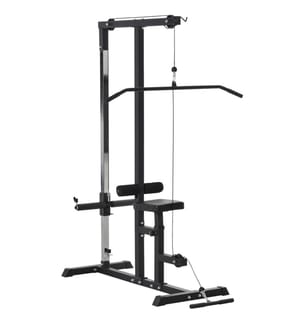 Stazione pesi con carrucola Seduta regolabile 107x120x190 cm
