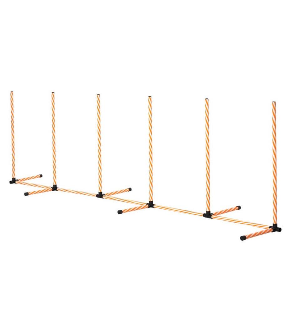 Agility Slalom Set Slalomstangen 6er 328 cm