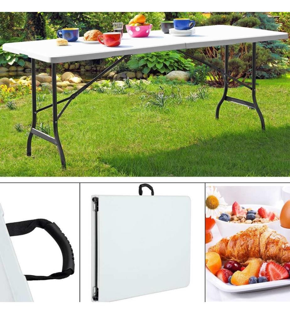 Campingtisch Buffettisch 182 cm -für 8 Personen - klappbar