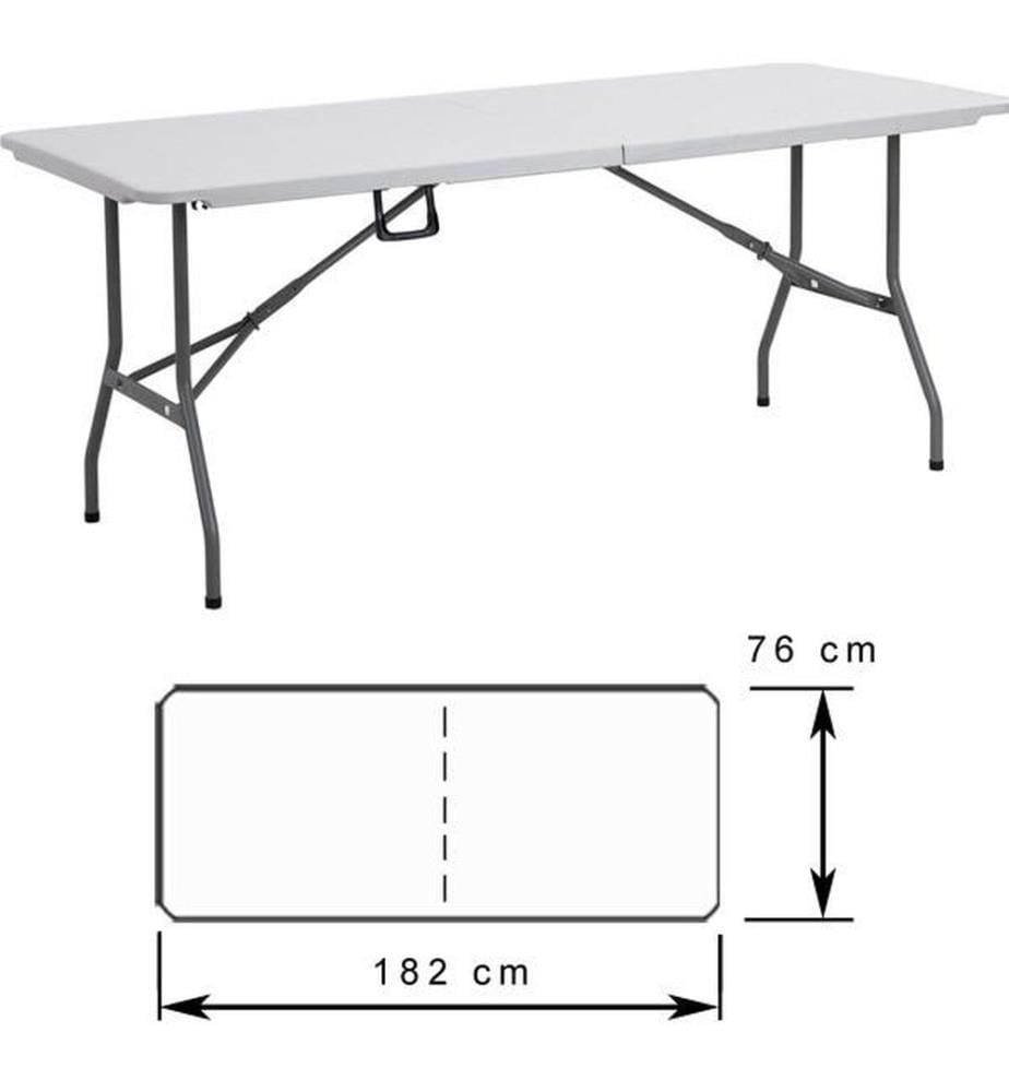 Campingtisch Buffettisch 182 cm -für 8 Personen - klappbar